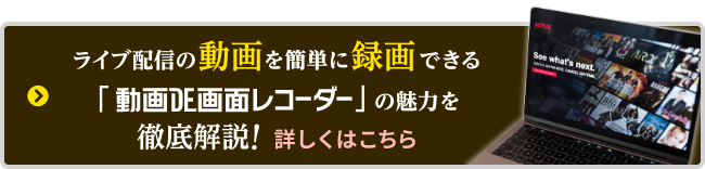 ライブ配信の動画を簡単に録画できる「動画DE画面レコーダー」の魅力を徹底解説!詳しくはこちら